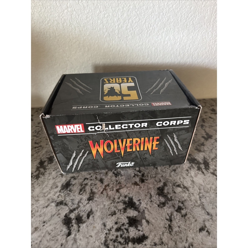 Funko Pop Marvel Collector Corps Exclusive 50 Years Wolverine Box - Size M